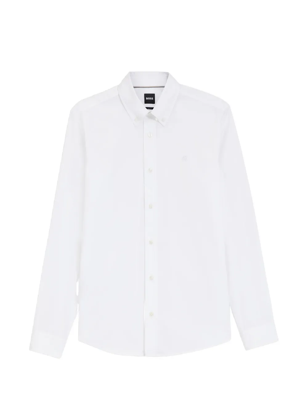BOSS Camicia con abbottonatura - Bianco