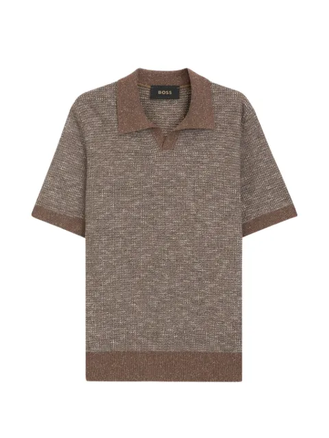 BOSS Blusa Johnny mangas curtas