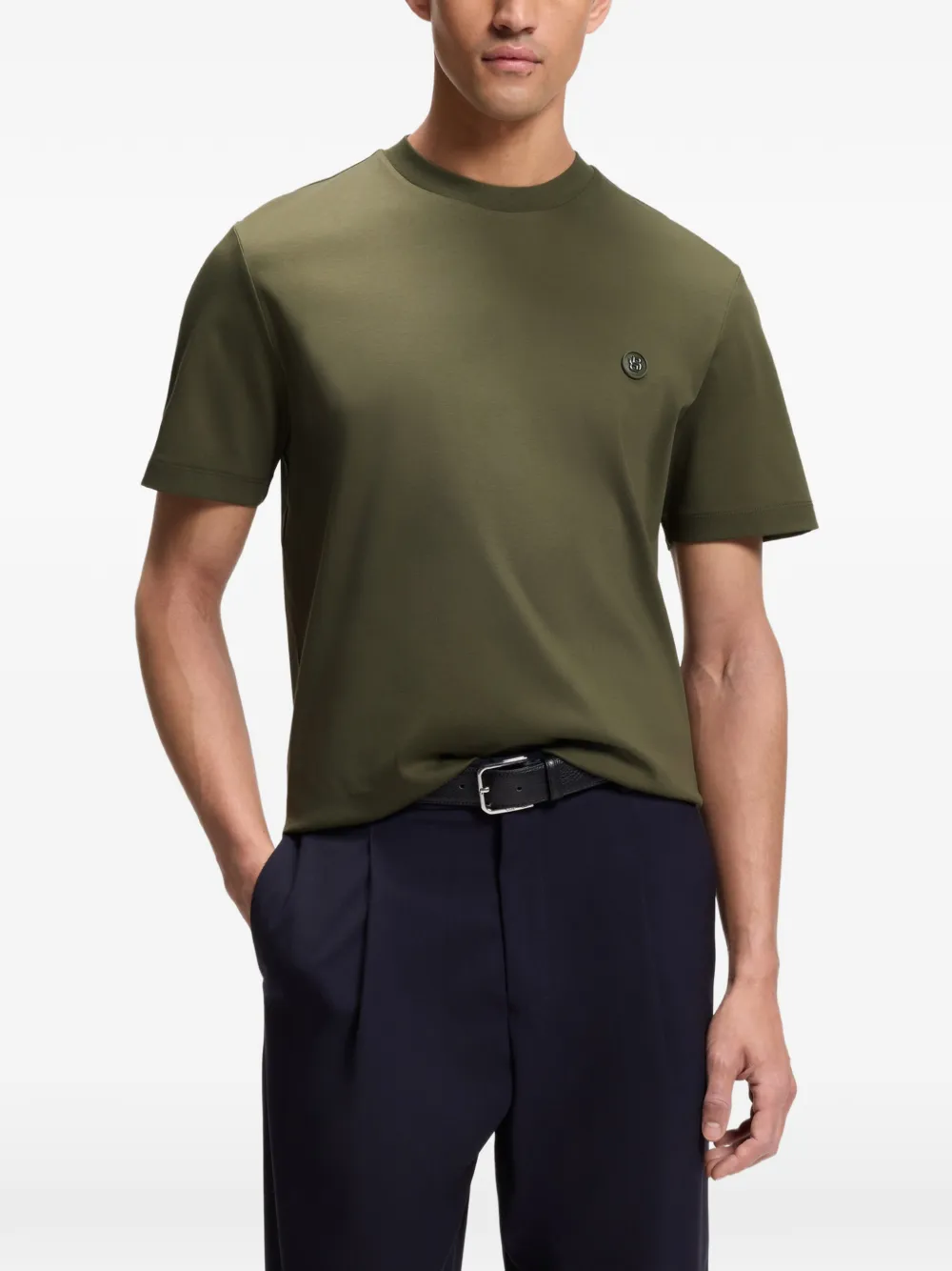 BOSS T-shirt Groen