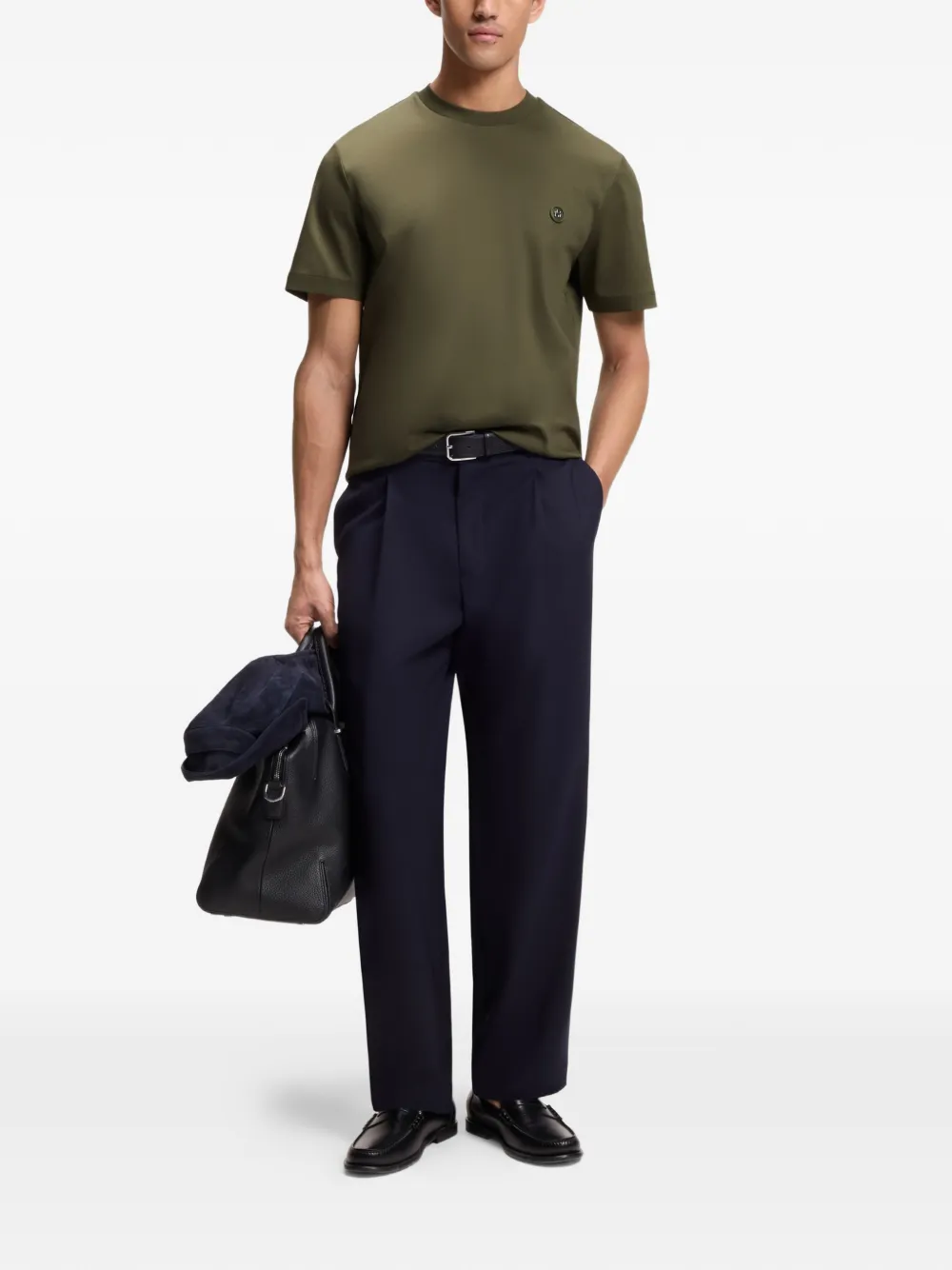 BOSS T-shirt Groen