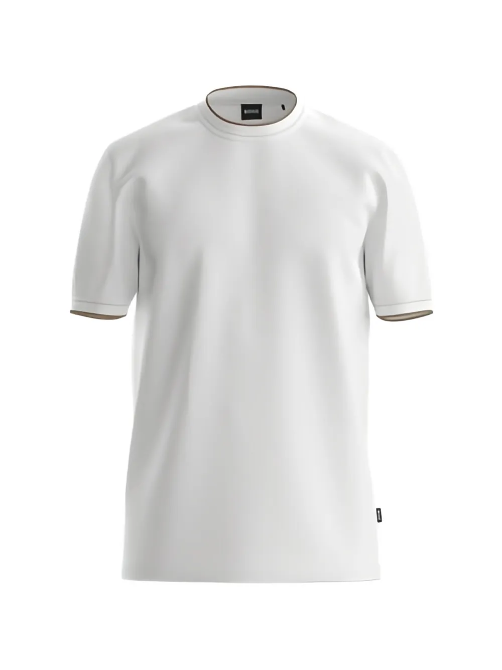 BOSS T-shirt con bordo a contrasto - Bianco