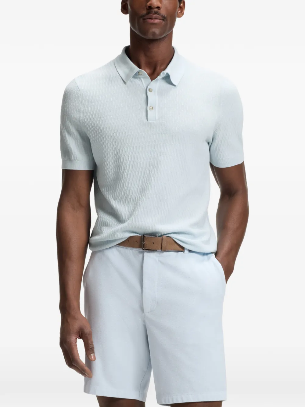 BOSS Poloshirt Blauw