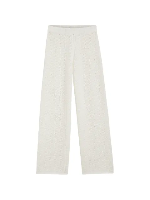 BOSS pantalones anchos tejidos de crochet