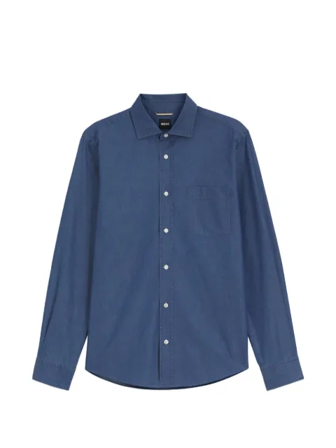 BOSS patch-pocket shirt