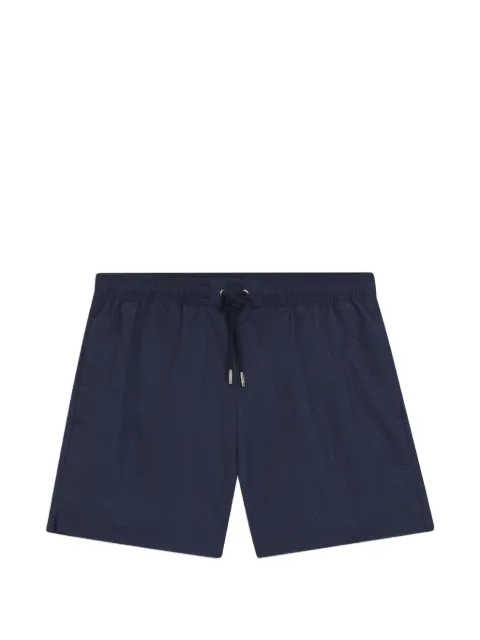 BOSS monogram-print swim shorts