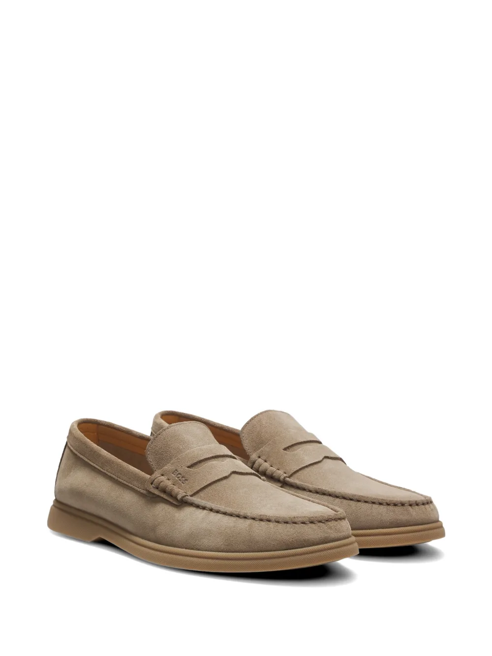 BOSS Suède loafers Beige