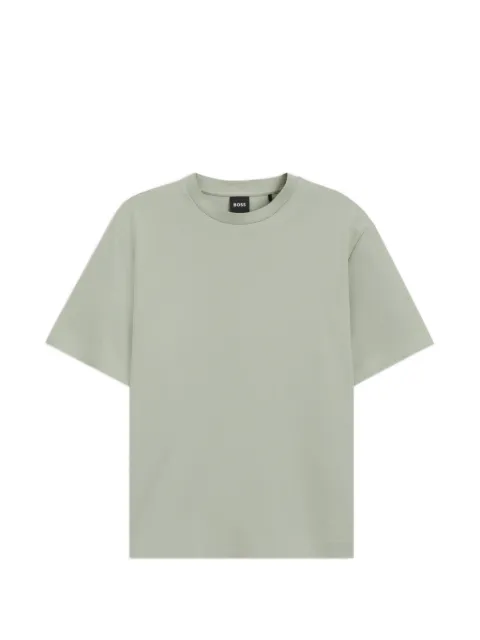 BOSS t-shirt en coton mercerisé
