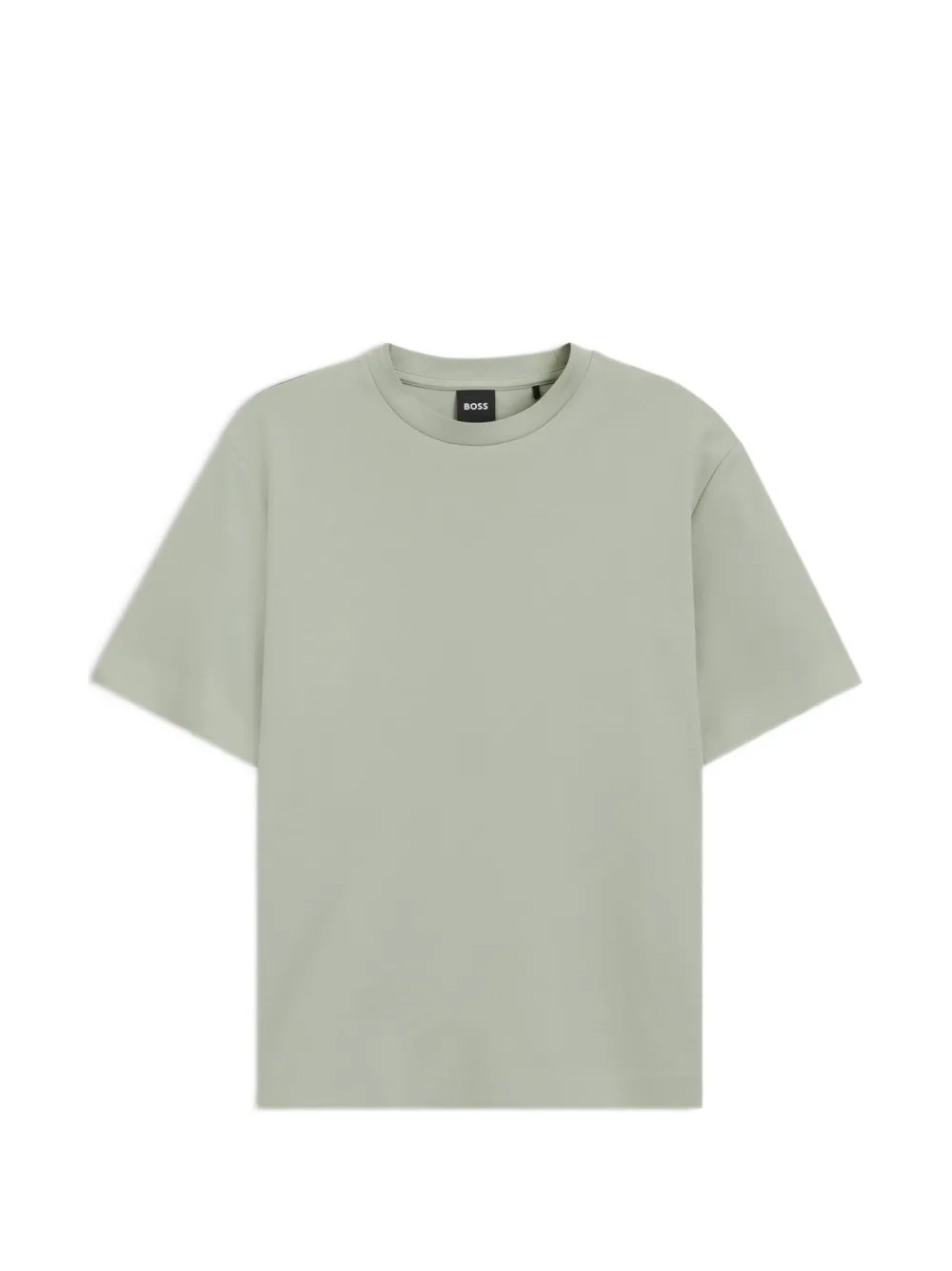 BOSS T-Shirt aus mercerisierter Baumwolle - Grün