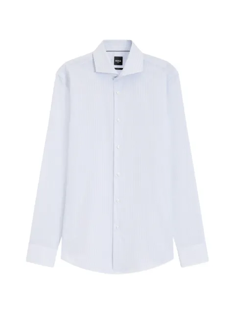 BOSS stripe-pattern shirt