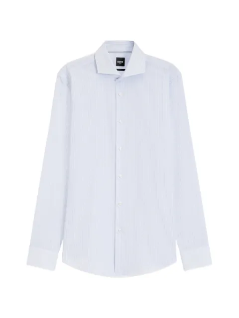 BOSS slim-fit shirt in wrinkle-free cotton