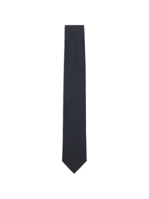 BOSS pointed patterned tie