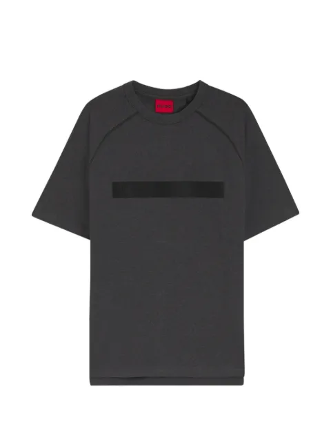 HUGO Camiseta de jersey em algodão com logo