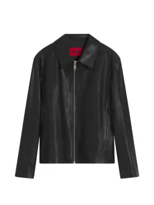 Giorgio Brato Leather Jacket | Black | FARFETCH