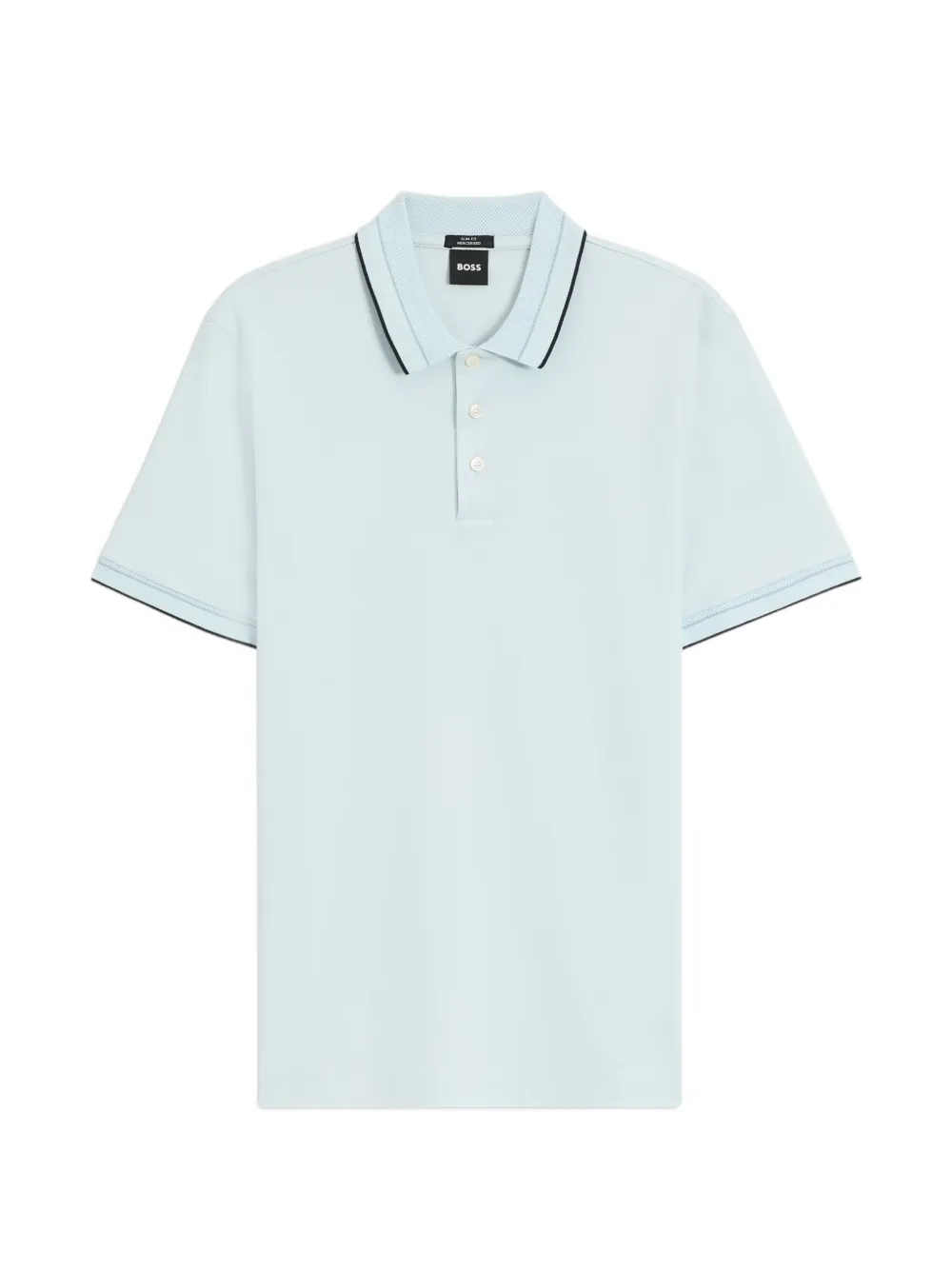BOSS H-Phillipson 195 Poloshirt aus mercerisierter Baumwolle - Blau