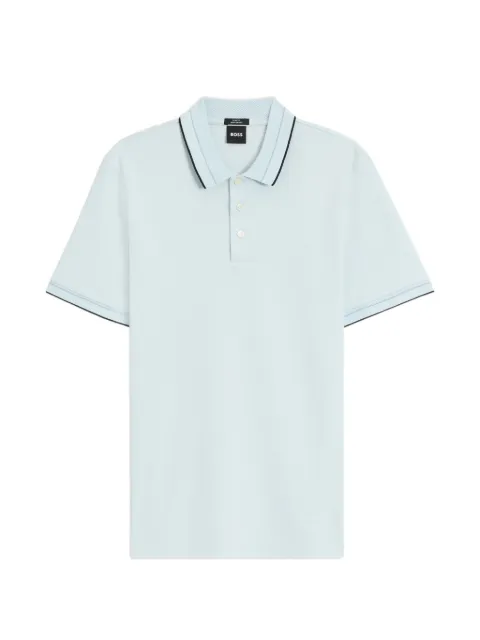 BOSS H-Phillipson 195 mercerised cotton polo shirt