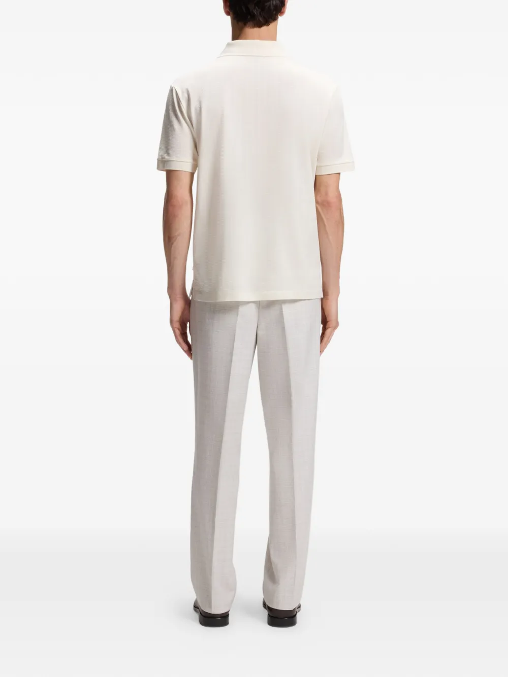BOSS T-shirt met korte mouwen Beige