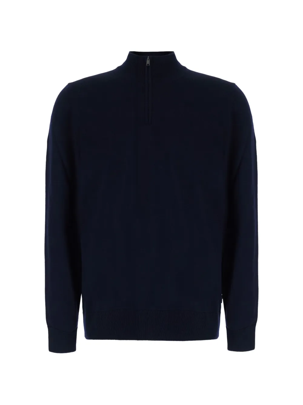 BOSS Trui met rits Blauw