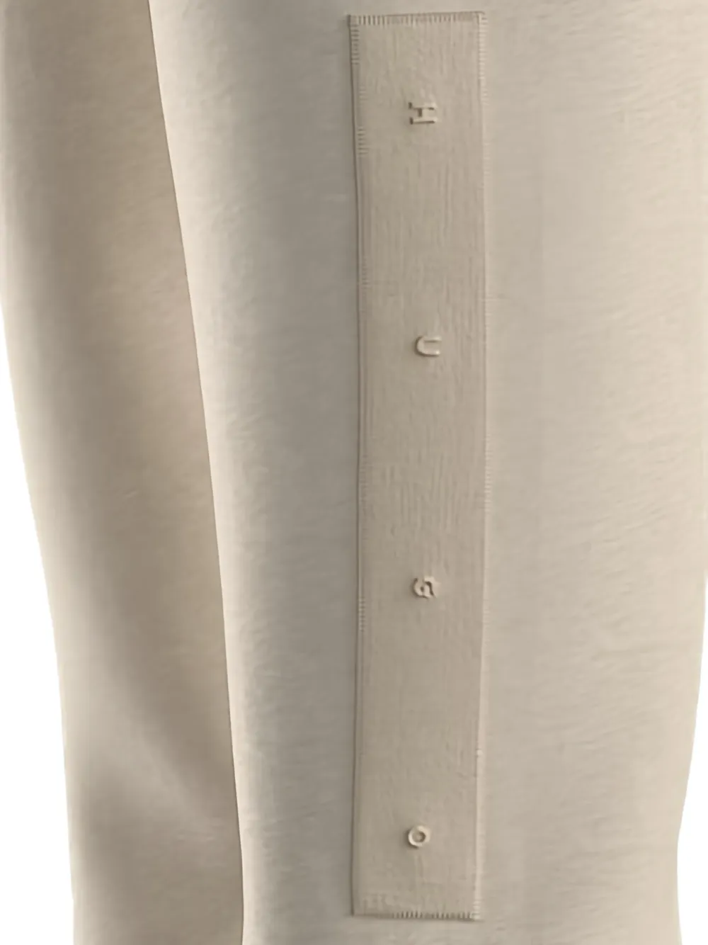HUGO Trainingsbroek met logopatch Beige