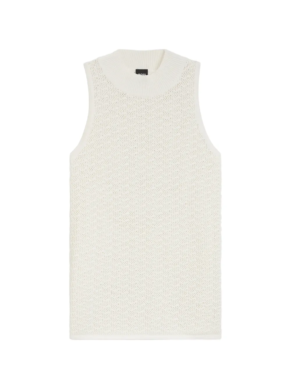 BOSS Top smanicato - Toni neutri