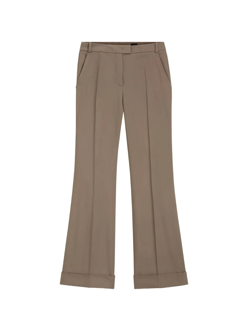 BOSS Pantaloni svasati in gabardine - Toni neutri