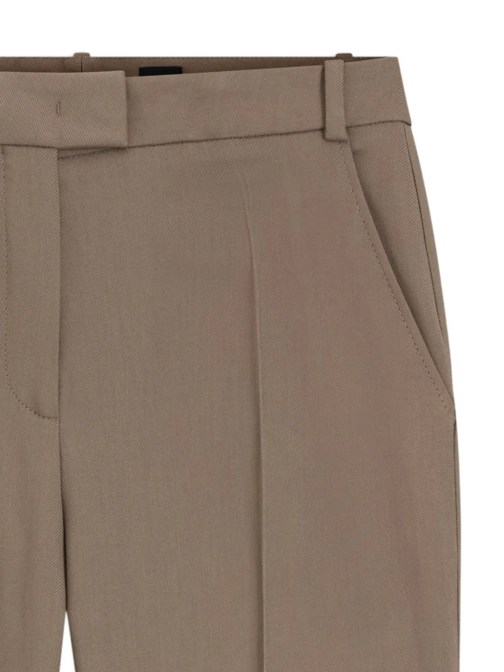 BOSS Gabardine flared broek Beige