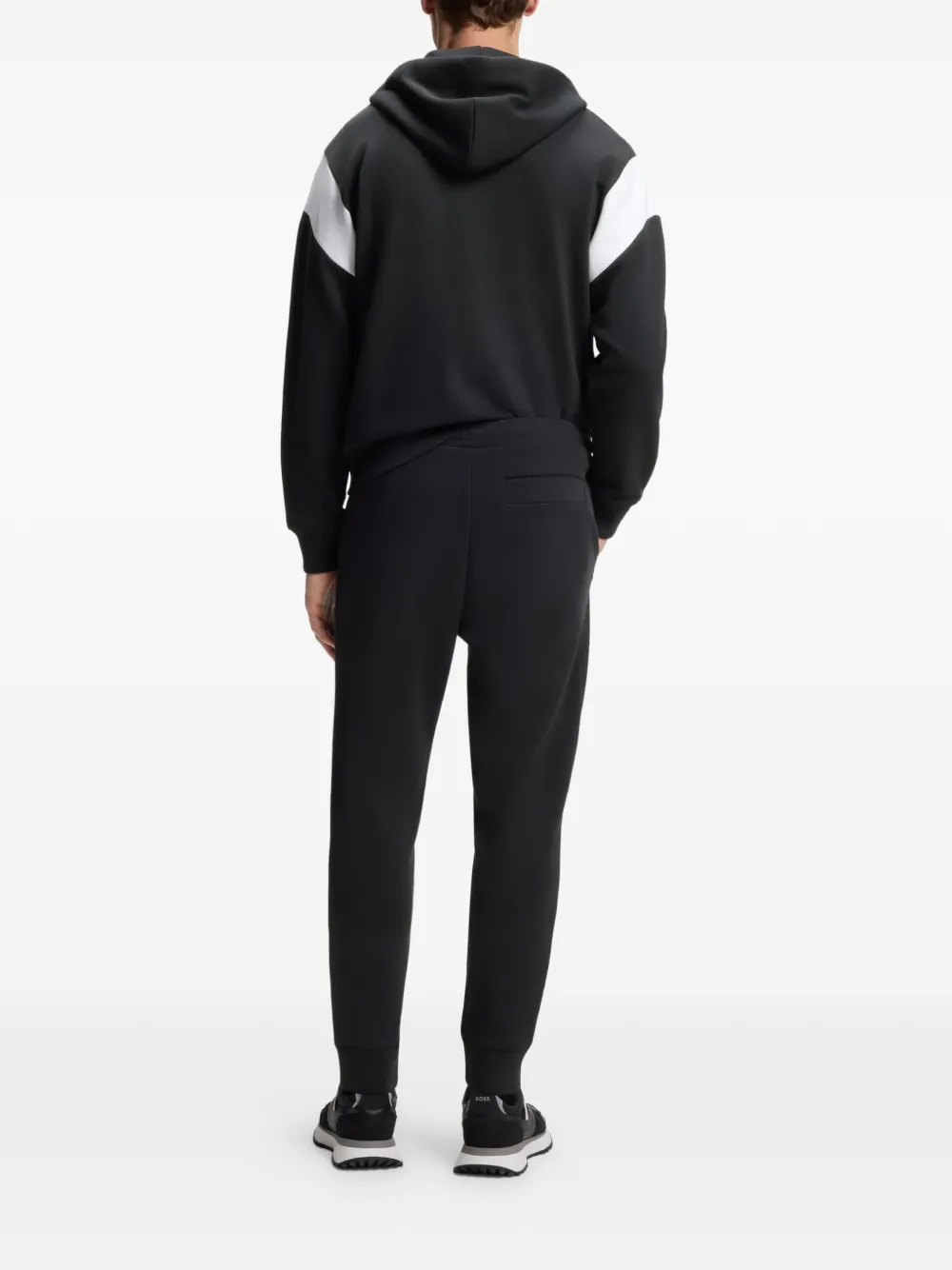 BOSS Trainingsbroek met geborduurd logo Blauw
