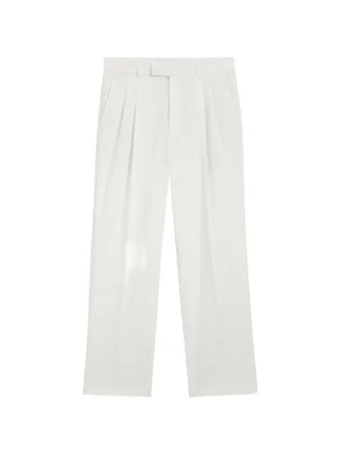 BOSS pleated relaxed-fit tailored trousers