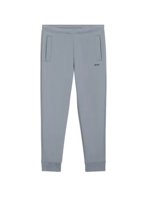 BOSS Calça de moletom com logo bordado