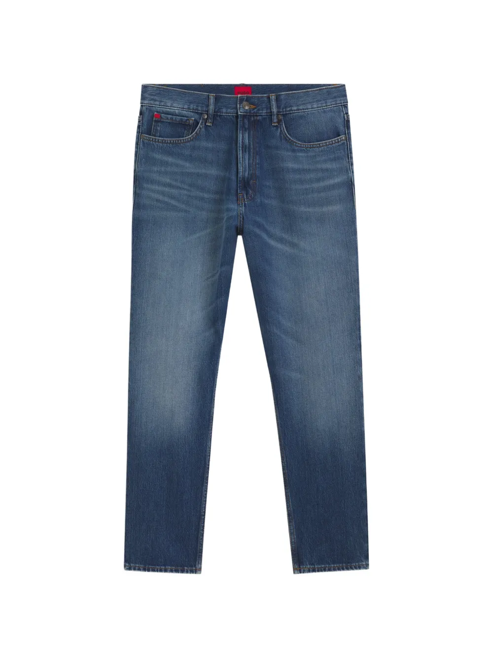 HUGO Jeans con design a cinque tasche - Blu