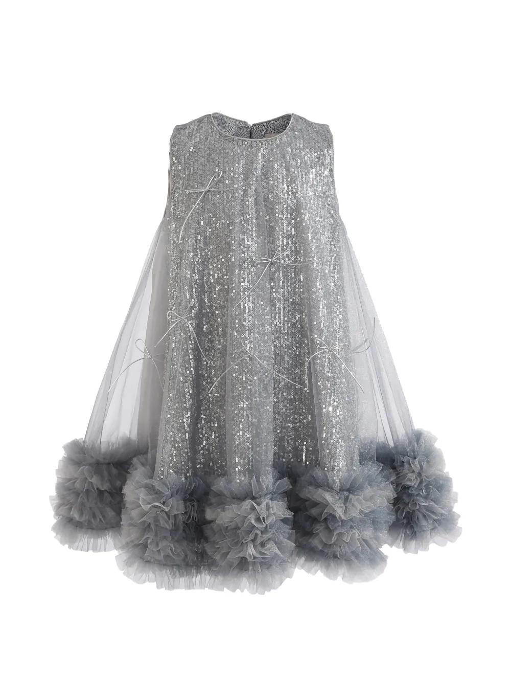 Tulleen Evangeline sequin-embellished dress - Blu