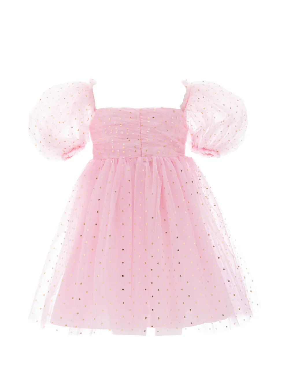 Mimi Tutu tulle puffed-sleeve dress - Rosa
