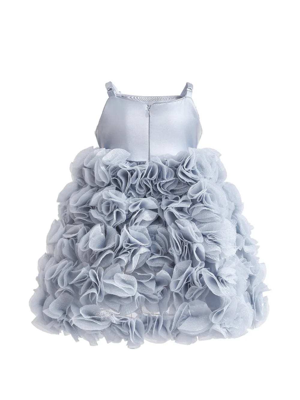 Tulleen Arabella jurk met ruches en glitters Blauw