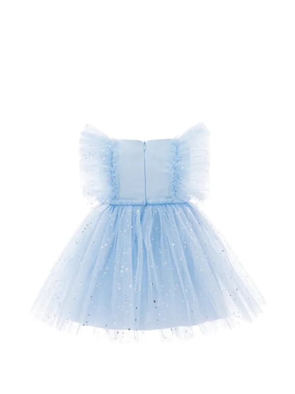 glitter star tulle dress Mimi Tutu glitter-star Ruffled | Blue funky unusual wedding dresses