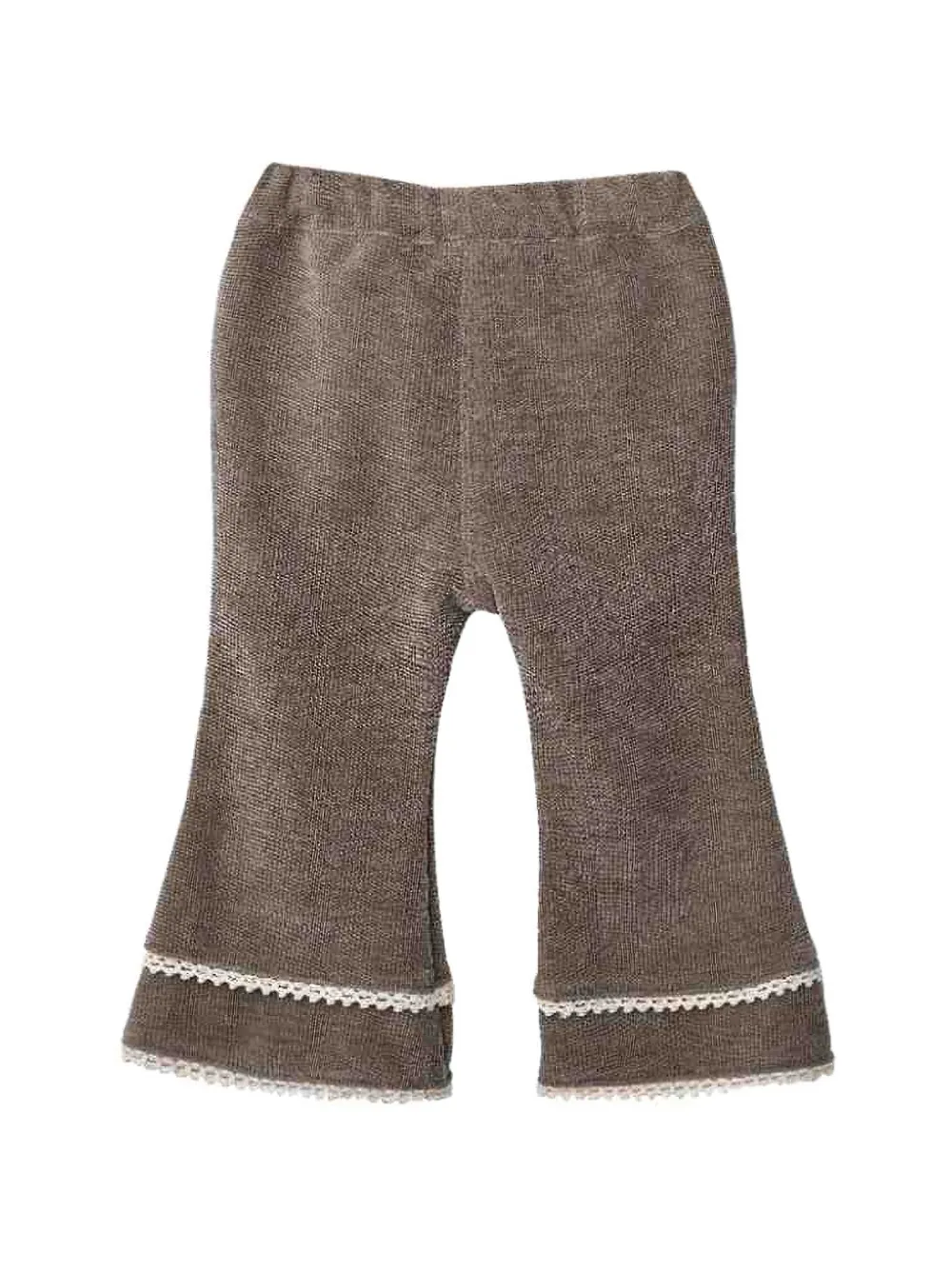 Sweet Cactus Trui en broek set met Peter Pan kraag Bruin