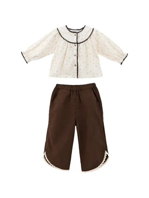 Sweet Cactus floral-print set