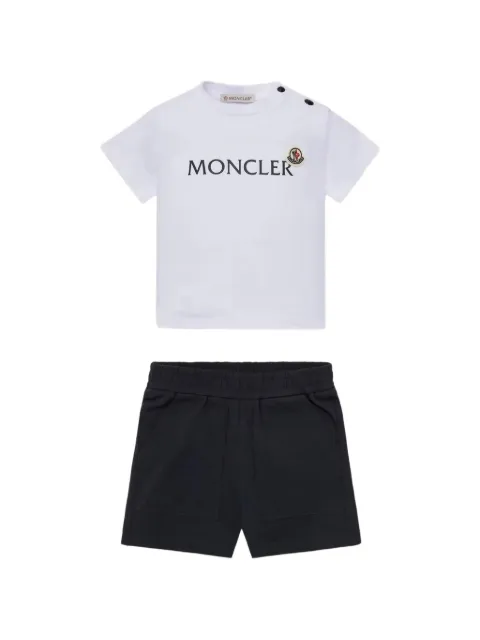 MONCLER GRENOBLE KIDS logo-print T-shirt shorts set