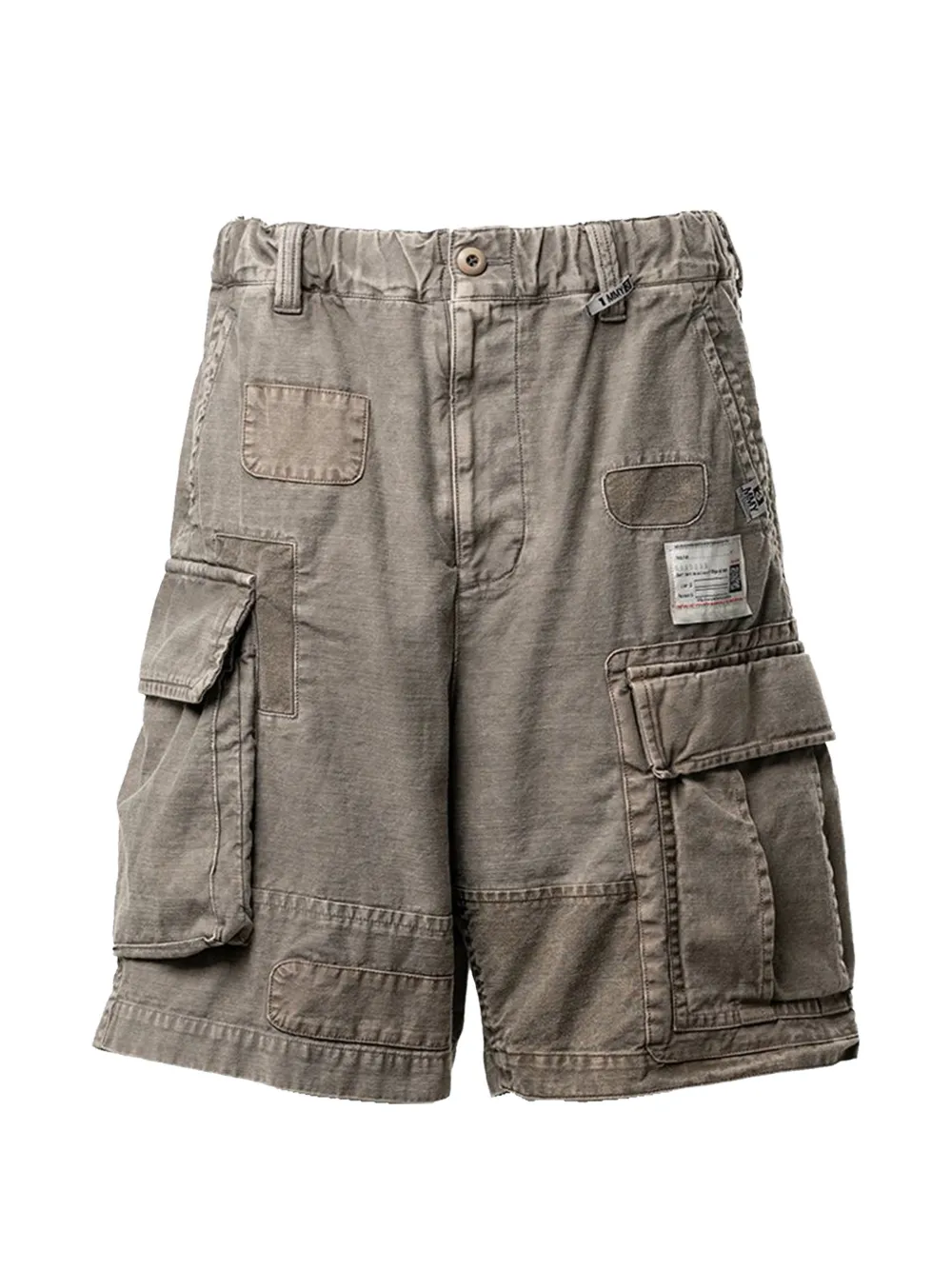 Maison MIHARA YASUHIRO Repaired cargo shorts - Grey