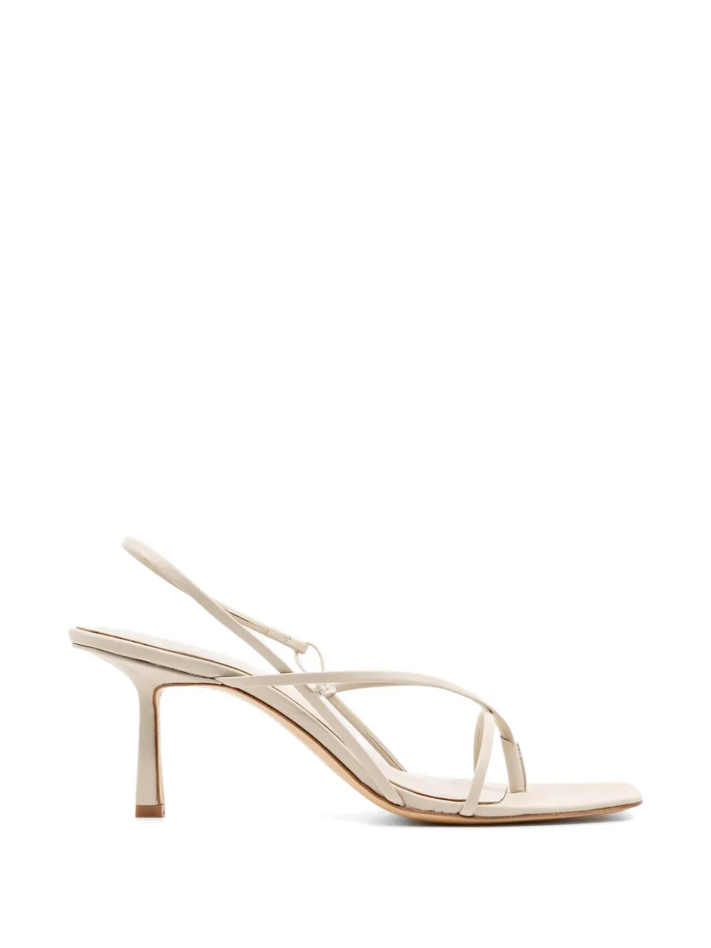 Studio Amelia Flip Flop Multi-strap Sandals In Neutral