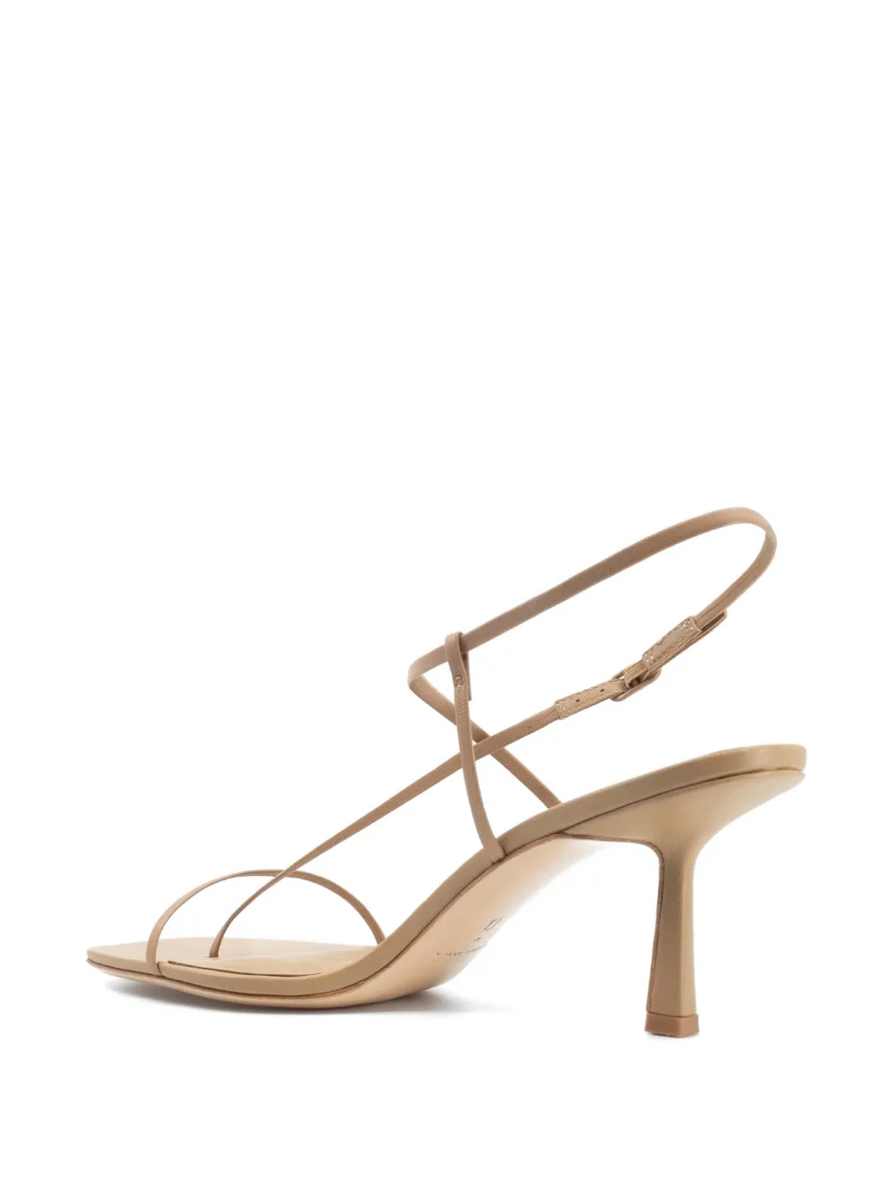 Studio Amelia Cross Front 70 square-toe sandals Beige