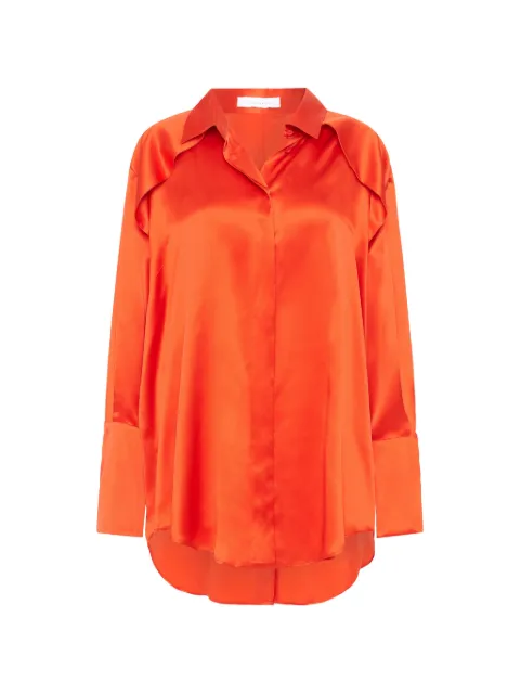 Studio Amelia Magma draped shirt