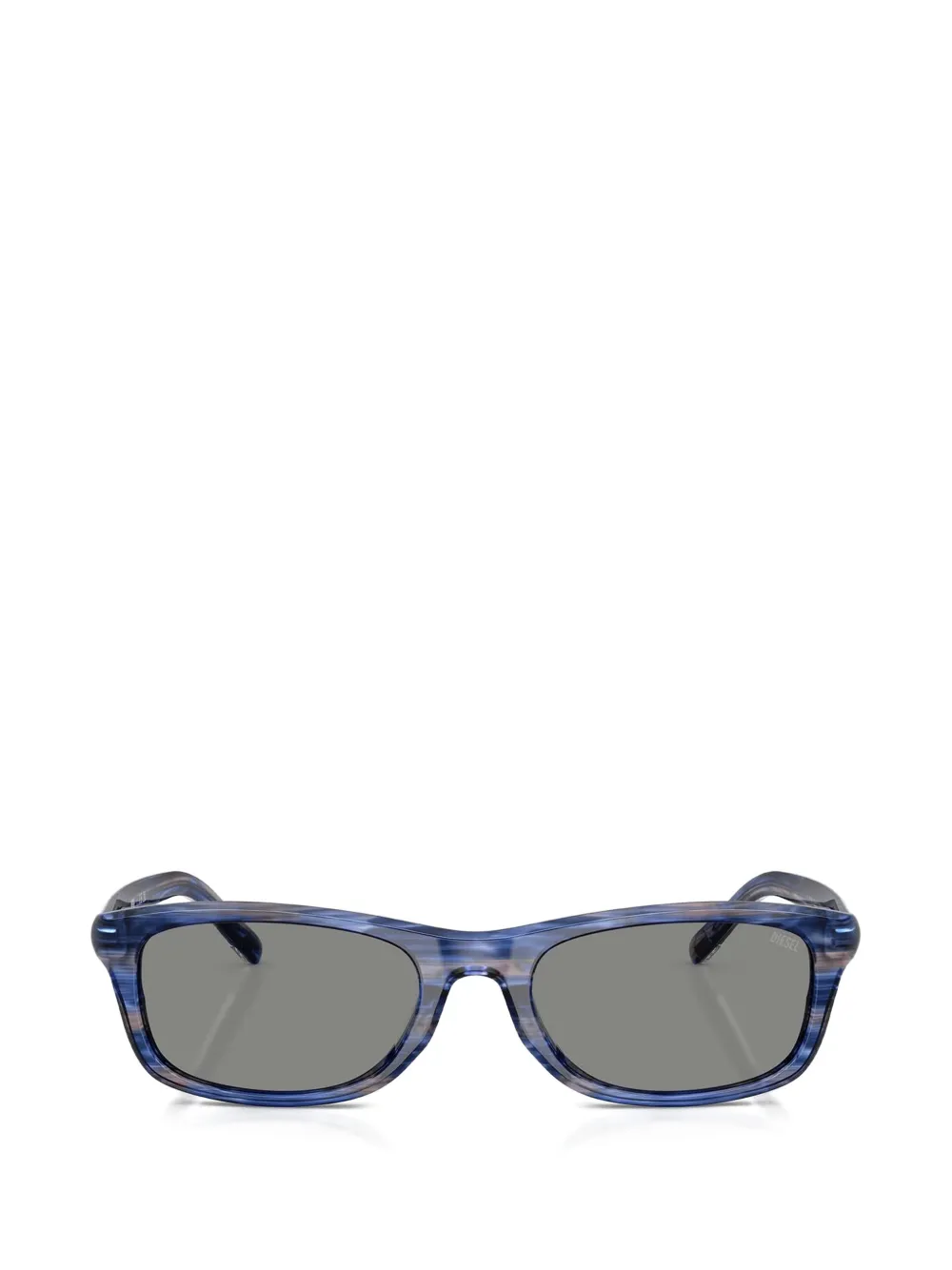 Diesel rectangle-frame sunglasses - Blu