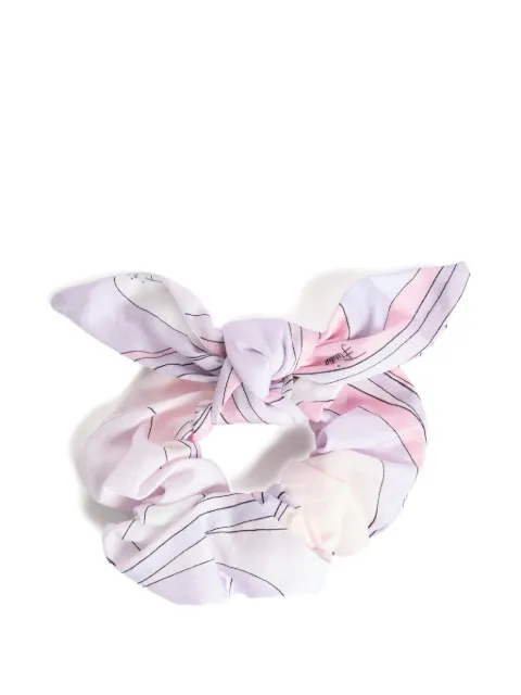 PUCCI Junior Onde print scrunchies