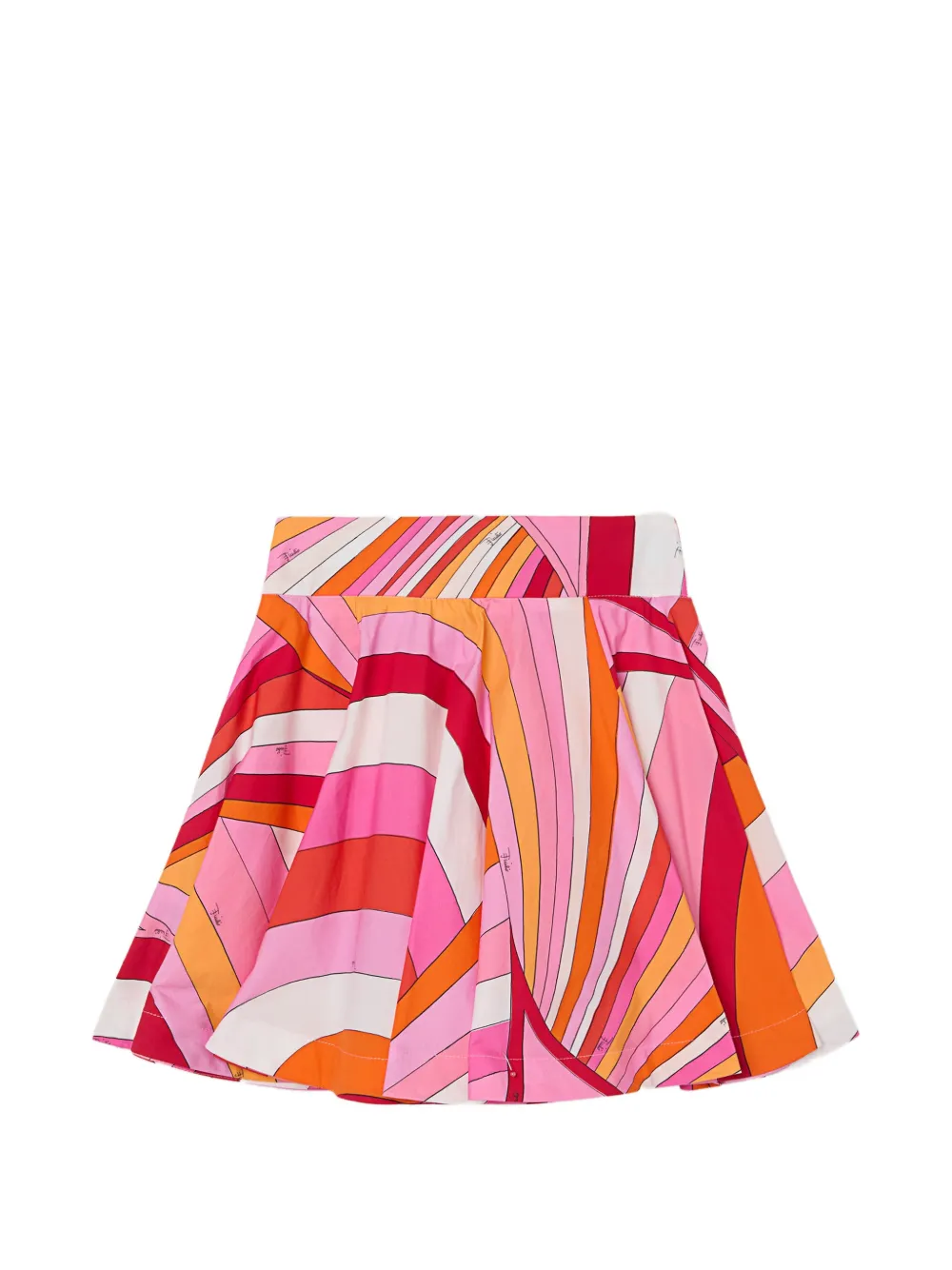 PUCCI Junior Iride-print skirt - Rosa