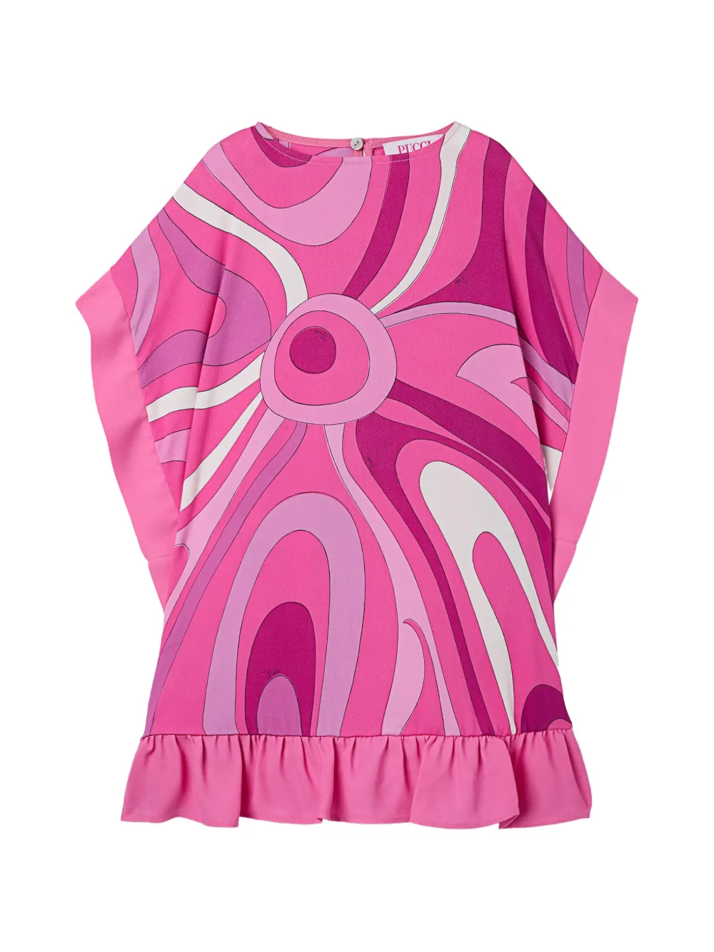 PUCCI Junior Marmo print dress - Rosa