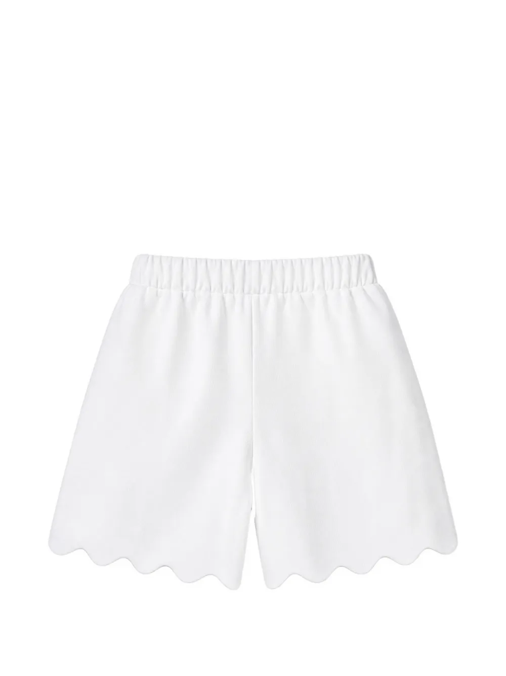 La Stupenderia Shorts met gewelfde afwerking Wit
