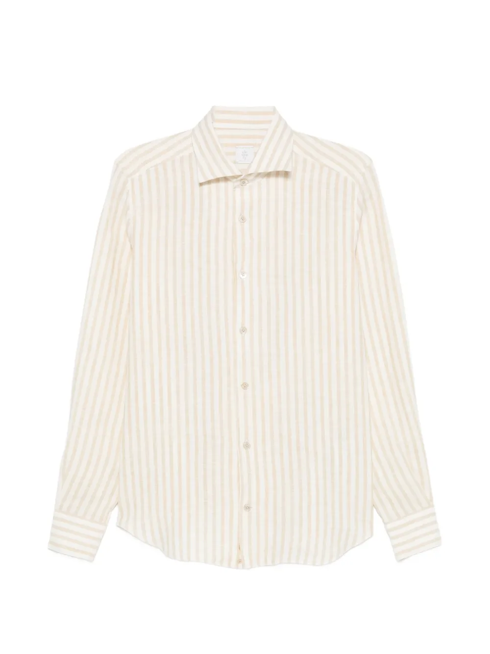 Eleventy striped linen shirt - Neutrals