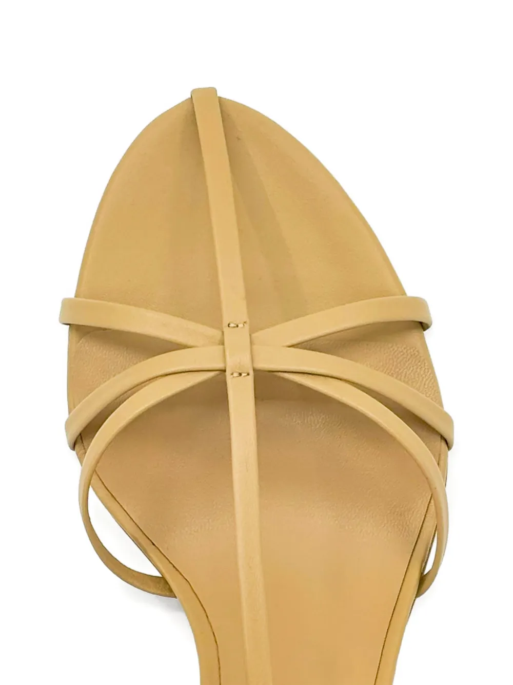 Studio Amelia Aviary gekooide leren sandalen Beige