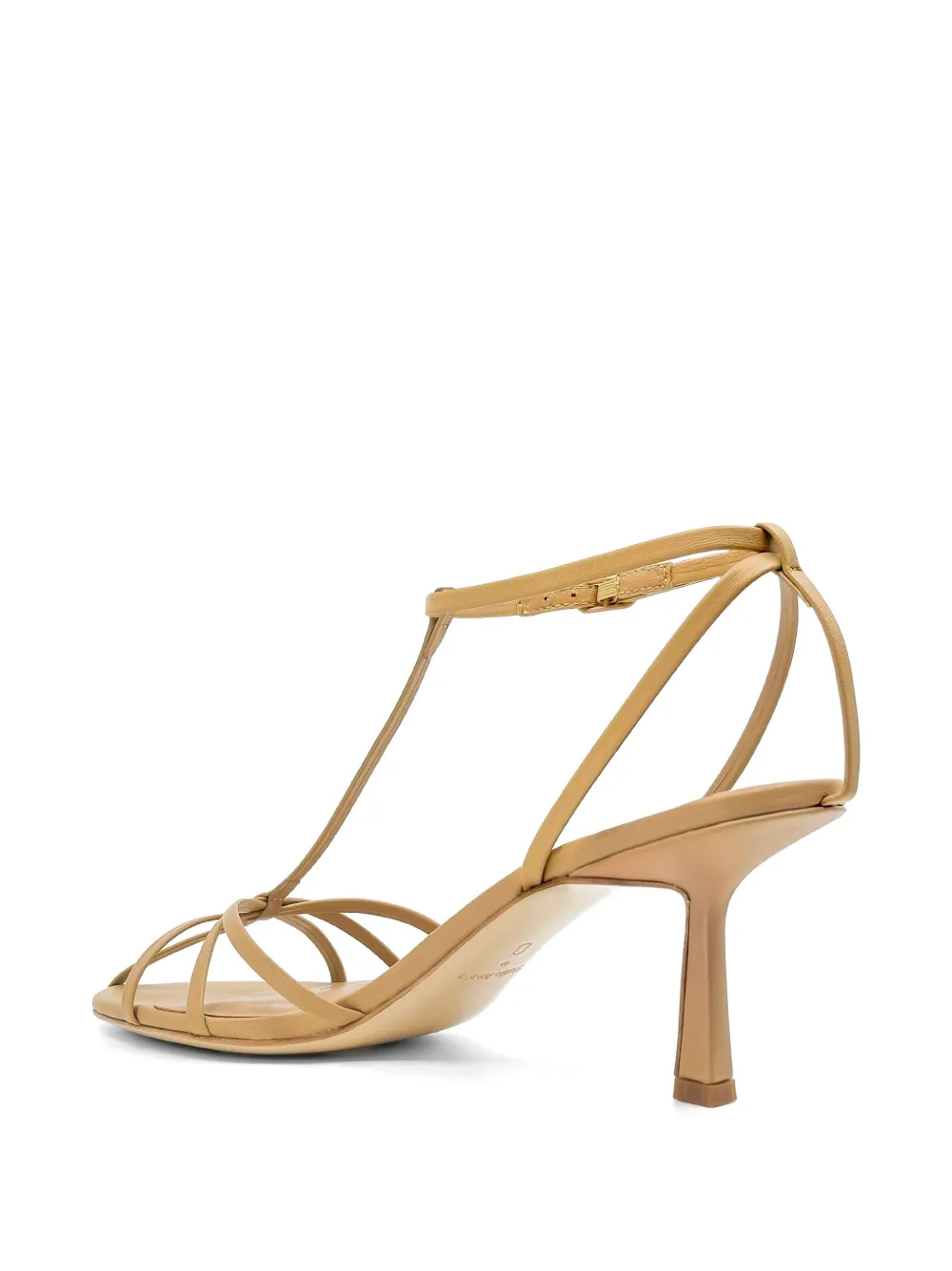 Studio Amelia Aviary gekooide leren sandalen Beige