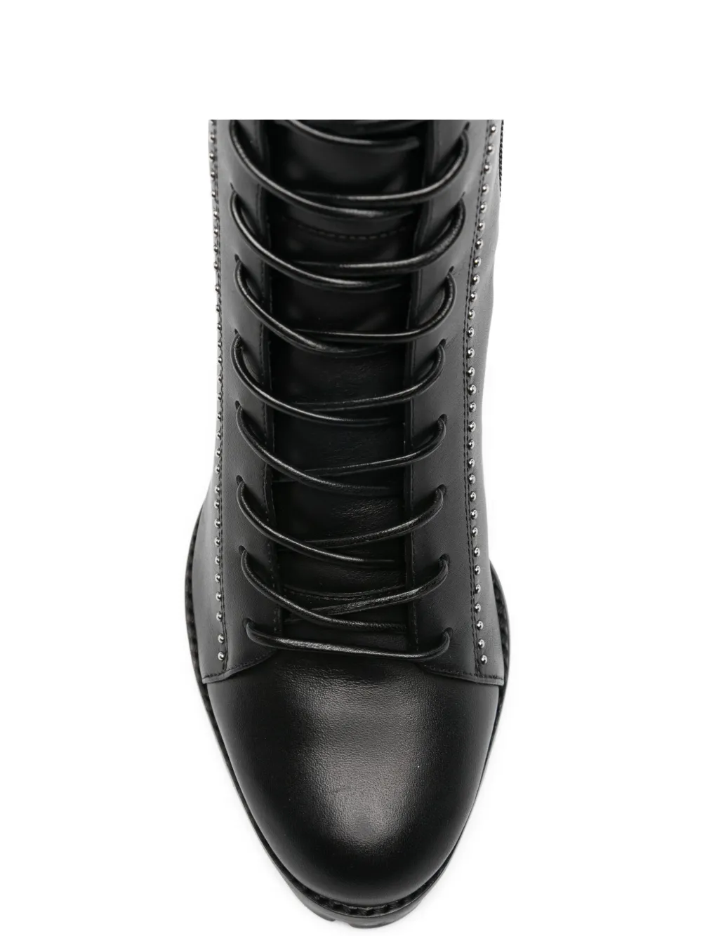 Alexandre Birman stud-embellished lace-up boots Zwart