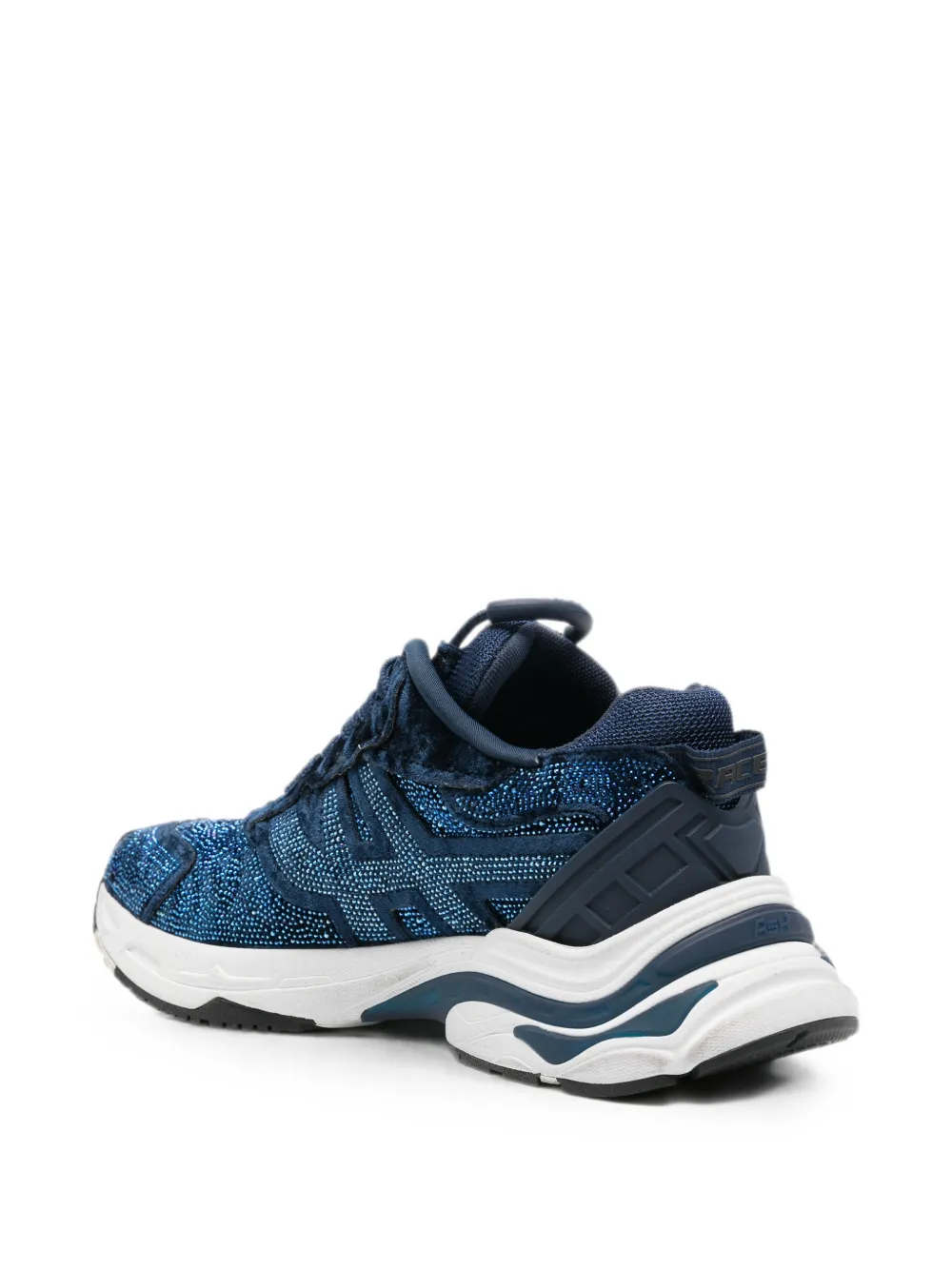 Ash Racer crystal-embellished sneakers Blauw